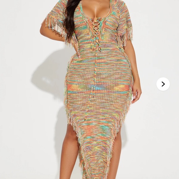 Fashion Nova Dresses & Skirts - NWT Fashion Nova Tatiana Knit Maxi Dress - Size 2X